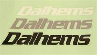 klistremerke Dalhems 15x4cm