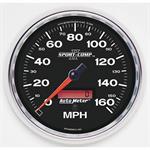 speedometer 127mm 0-160mph sport-comp 2 elektronisk