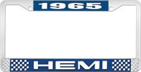 1965 HEMI nummerskilt RAMME - BLÅ