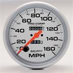 speedometer 127mm 0-160mph ultra-lite mekanisk