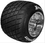 Tire, Kart, Dirt Oval Treaded, 11.00 x 5.5-6, Bias-Ply, Solid White Letters, D10A Compound
