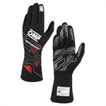 SPORT GLOVES FIA 8856-2018 MY2025 BLACK / RED SZ. XL