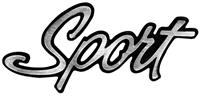 Emblem, Fjerdedel Panel, 1968-72 LeMans, "Sport"