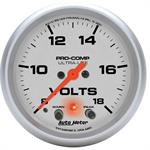 voltmeter, 67mm, 8-18 V, elektrisk