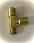 T-adapter, 1/8" NPT  x 1/8" NPT x 1/8" NPT