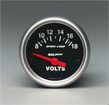 voltmeter, 52mm, 8-18 V, elektrisk