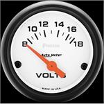 voltmeter, 52mm, 8-18 V, elektrisk