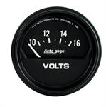 voltmeter, 67mm, 10-16 V, elektrisk