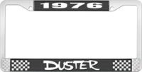 1976 DUSTER plate RAMME - SVART