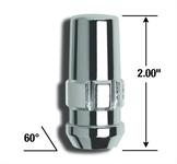 hjulmutter, M14 x 1.50, stengt end, konisk 60°