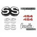 emblemsats, Chevelle SS, 454 1970