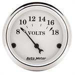 voltmeter, 52mm, 8-18 V, elektrisk