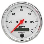 speedometer 86mm 0-120mph Arktis Hvit elektronisk