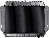 1963-65 NOVA 283/327 8 CYL RADIATOR M/T 3 ROW INLET ON DRIVER SIDE (15-1/2" X 23-1/2" X 2" CORE)