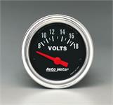 voltmeter, 52mm, 8-18 V, elektrisk