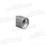 lyddemper bakre VW Golf VI 1.4 ingenting (122pk) 08- 2x80mm