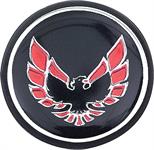 1976-81 FIREBIRD SKIFTE KNAPP EMBLEM-BLACK MED RØD FIREBIRD LOGO